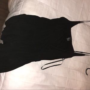 Black tank top romper